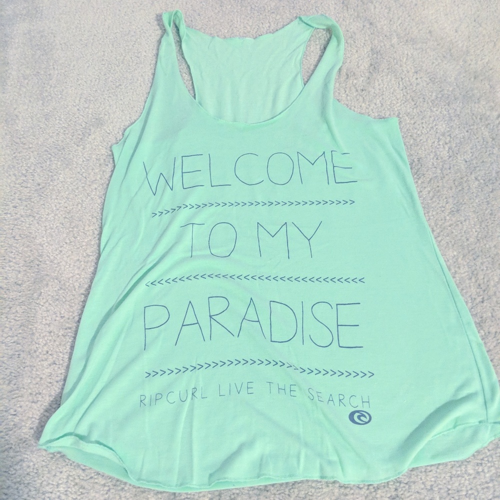 WELCOME TO MY PARADISE TANK BY ROXY